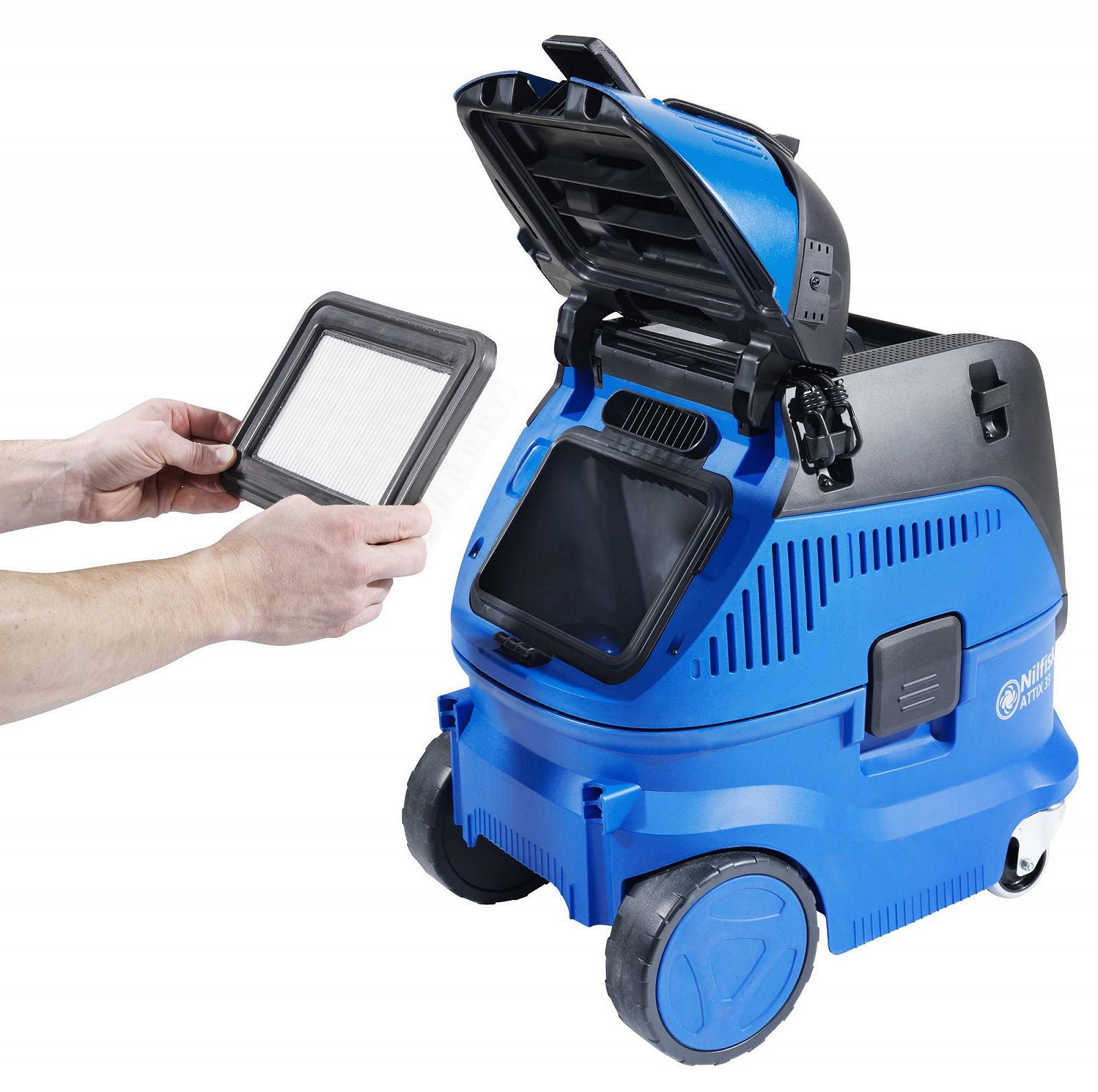 Пылесос для сухой и влажной уборки Nilfisk Attix 33-01 IC 1400 Вт, фото №4