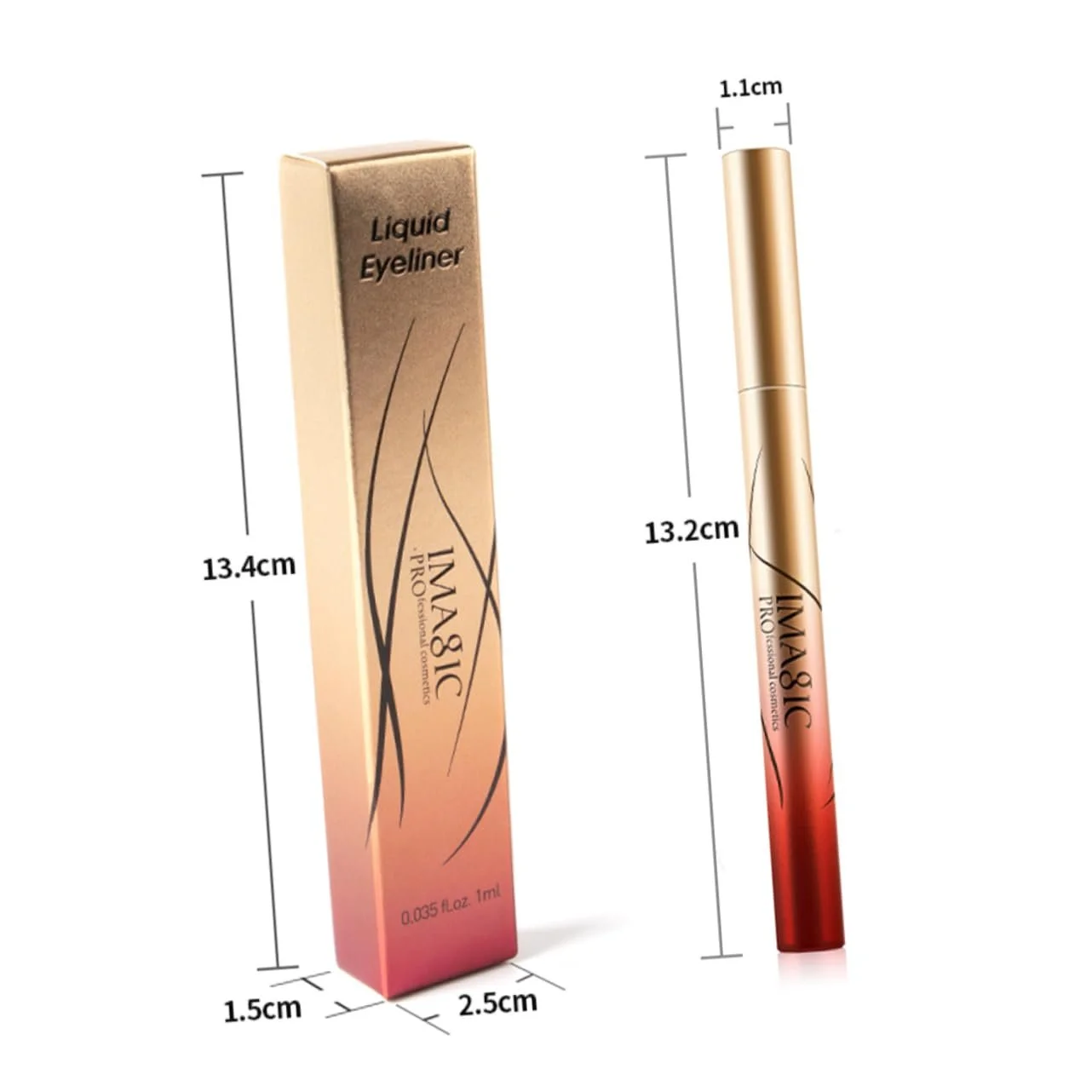 Рідка Підводка Angoily Чорний, фото №3