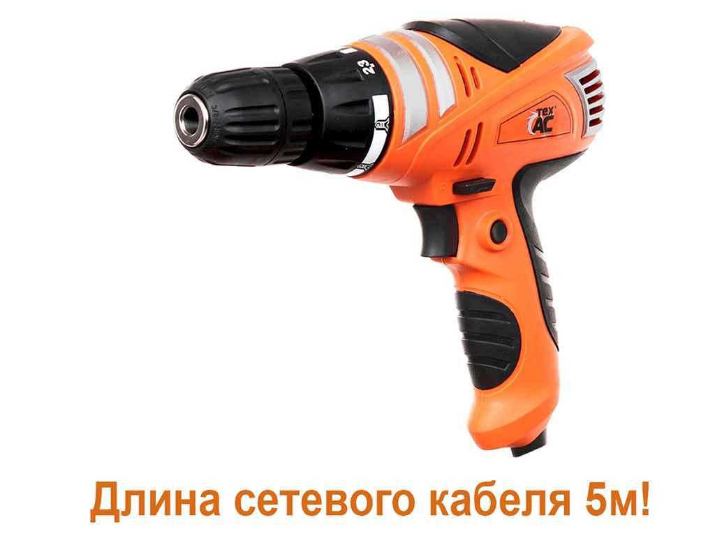 Шуруповерт мережевий ТехАС 550 Вт ТМ, фото №1