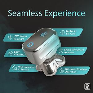 Электробритва Pitbull Platinum PRO + CR3 для головы и лица лезвия PRO японская сталь IPX5 аккумулятор 90 мин чехол LED-дисплей synthetic.ua - Фото 1