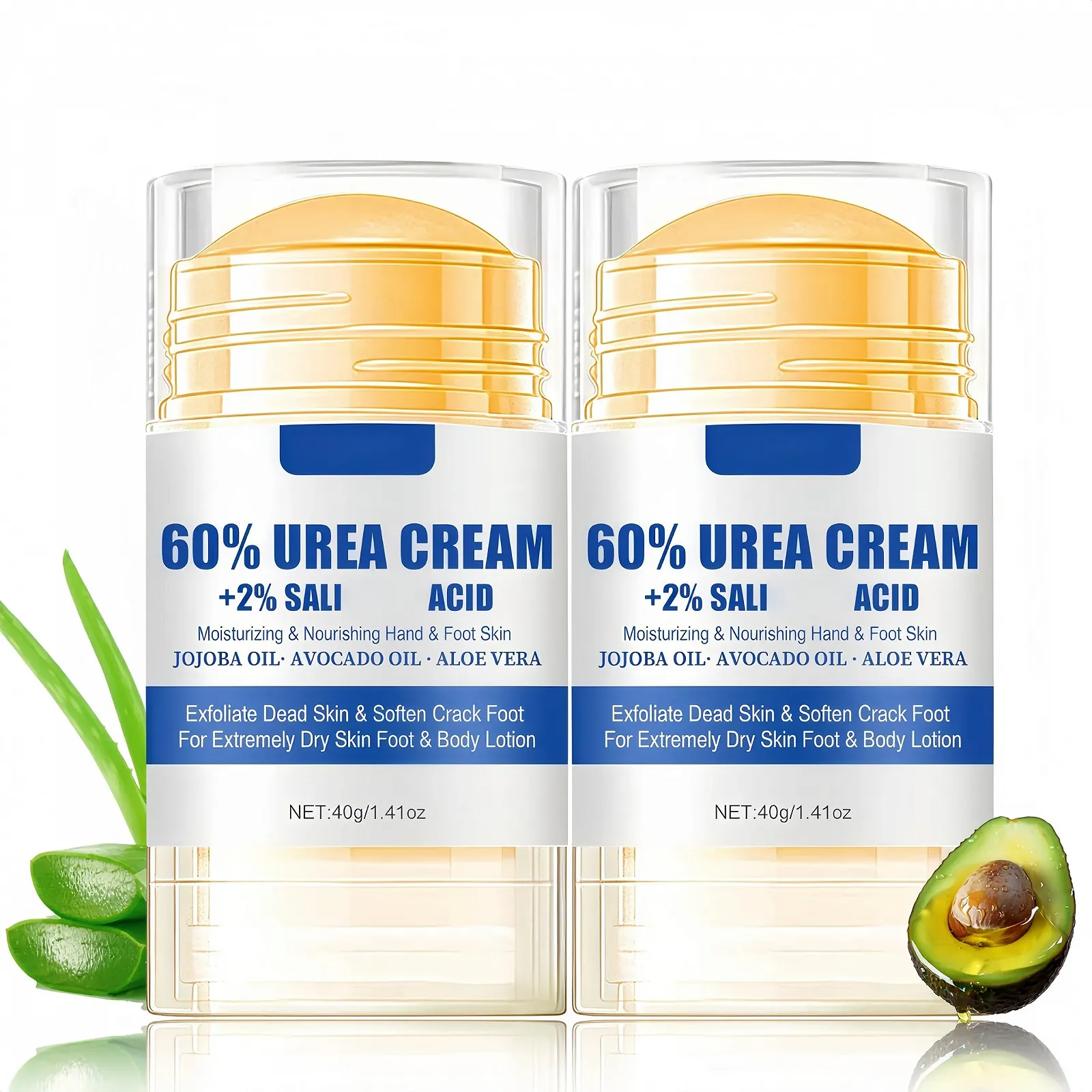 Крем-стик для ног Urea 60% с мочевиной и 2% салициловой кислотой, фото №1