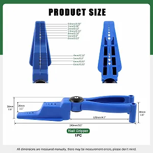 Держатель гвоздей Keadic Пластиковые Плоскогубцы для безопасной забивки гвоздей Защита пальцев от ударов synthetic.ua - Фото 1