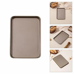 Форма для выпечки прямоугольная из углеродистой стали с антипригарным покрытием synthetic.ua - Фото 1