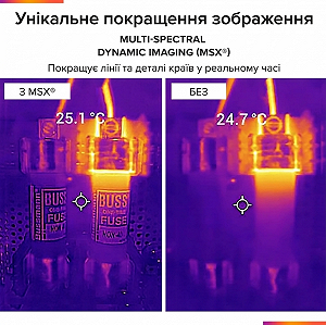 Тепловізійна камера FLIR ONE Type-C / 80 x 60 / 150mk / 8.7Hz / Срібний synthetic.ua - Фото 1