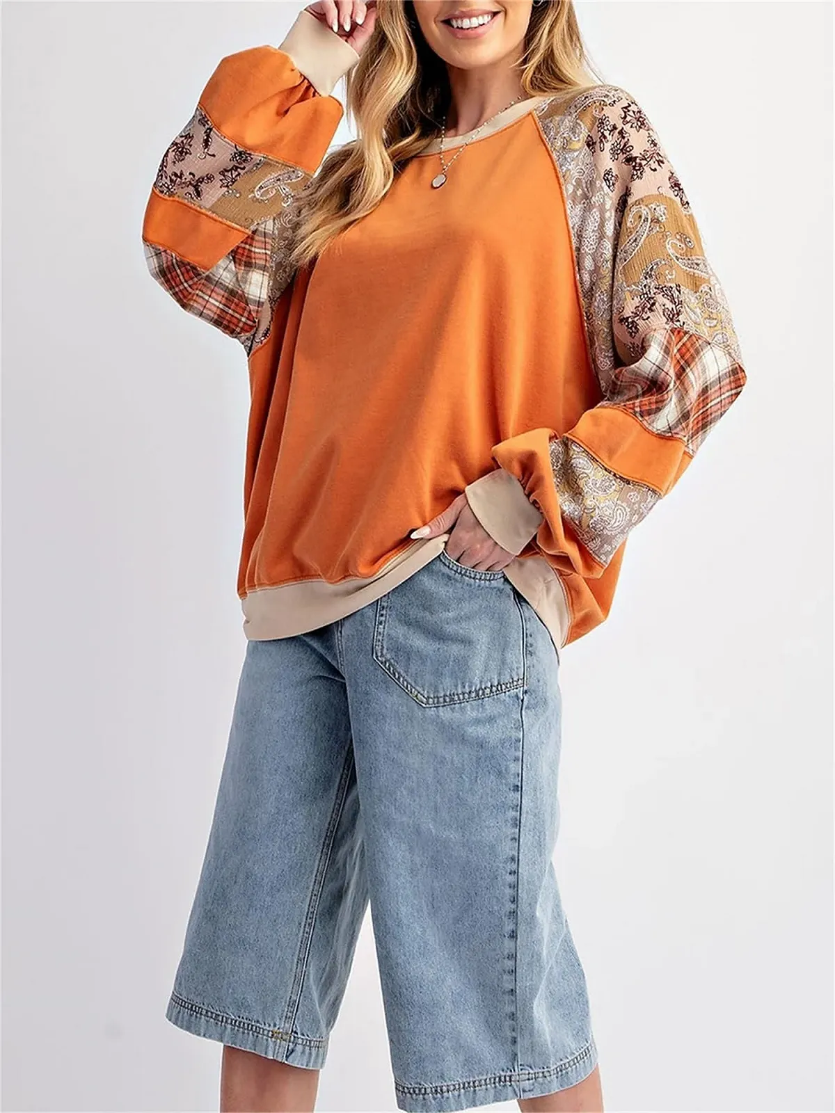 Світшот SANSIWU Y2K Вінтажний, оверсайз, з графічним принтом, фото №4 Світшот SANSIWU Y2K Вінтажний, оверсайз, з графічним принтом, фото №4