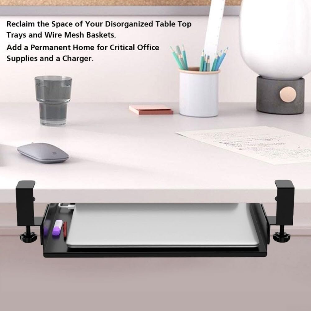 Підставка для ноутбука з вуглецевої сталі з нековзною текстурованою поверхнею та відділеннями для організації кабелів, фото №8