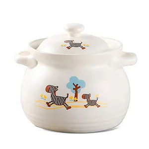 Купити Каструля AIBAB керамічна жаростійка, біла - Фото 1 Каструля AIBAB керамічна жаростійка, біла - Фото 1