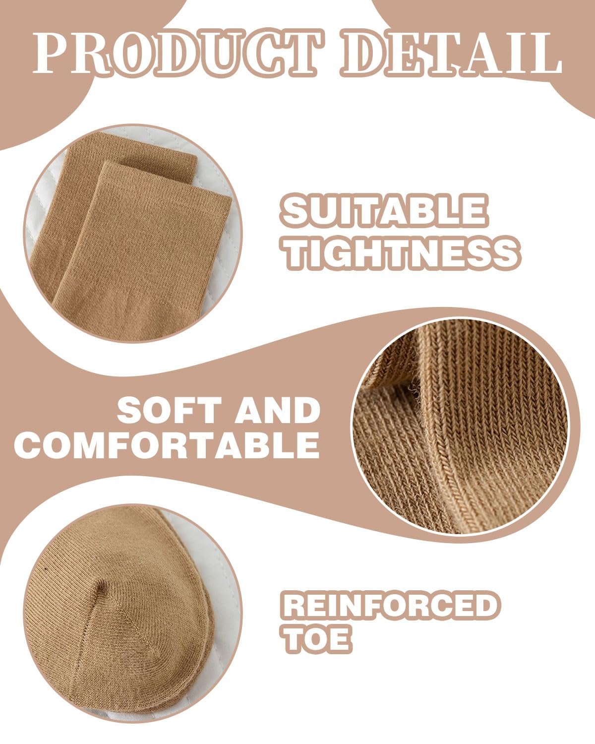 Носки Унисекс Хлопковые Тонкие Носки 5 пар, фото №3