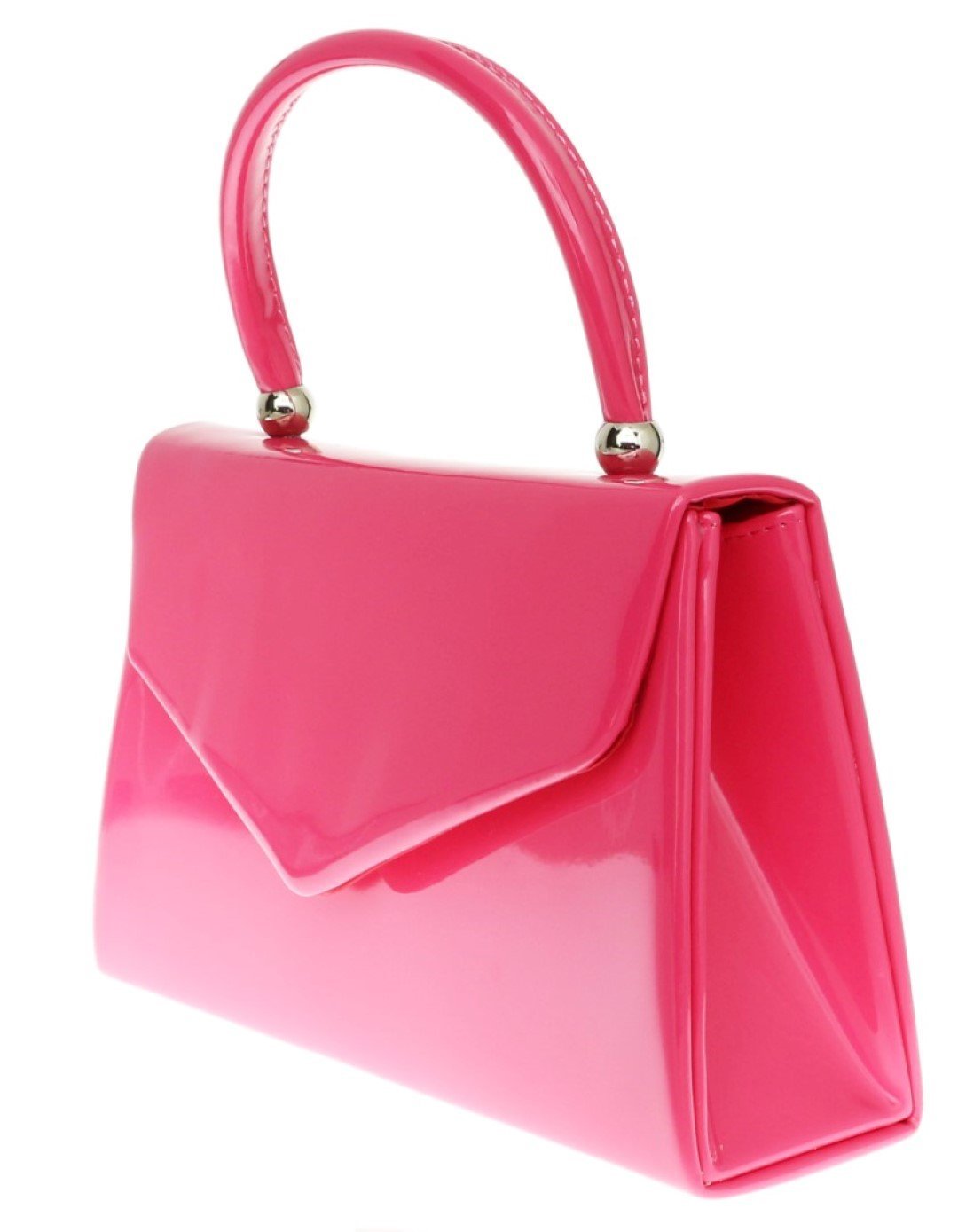 Клатч Girly Handbags лакированный, женский, маленький жесткий, фото №2