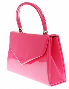 Клатч Girly Handbags лакированный, женский, маленький жесткий synthetic.ua - Фото 1