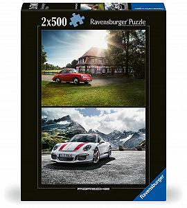 Пазл Ravensburger Porsche Classic 356 + Porsche 911 R 12000344 2 x 500 элементов - Фото 1