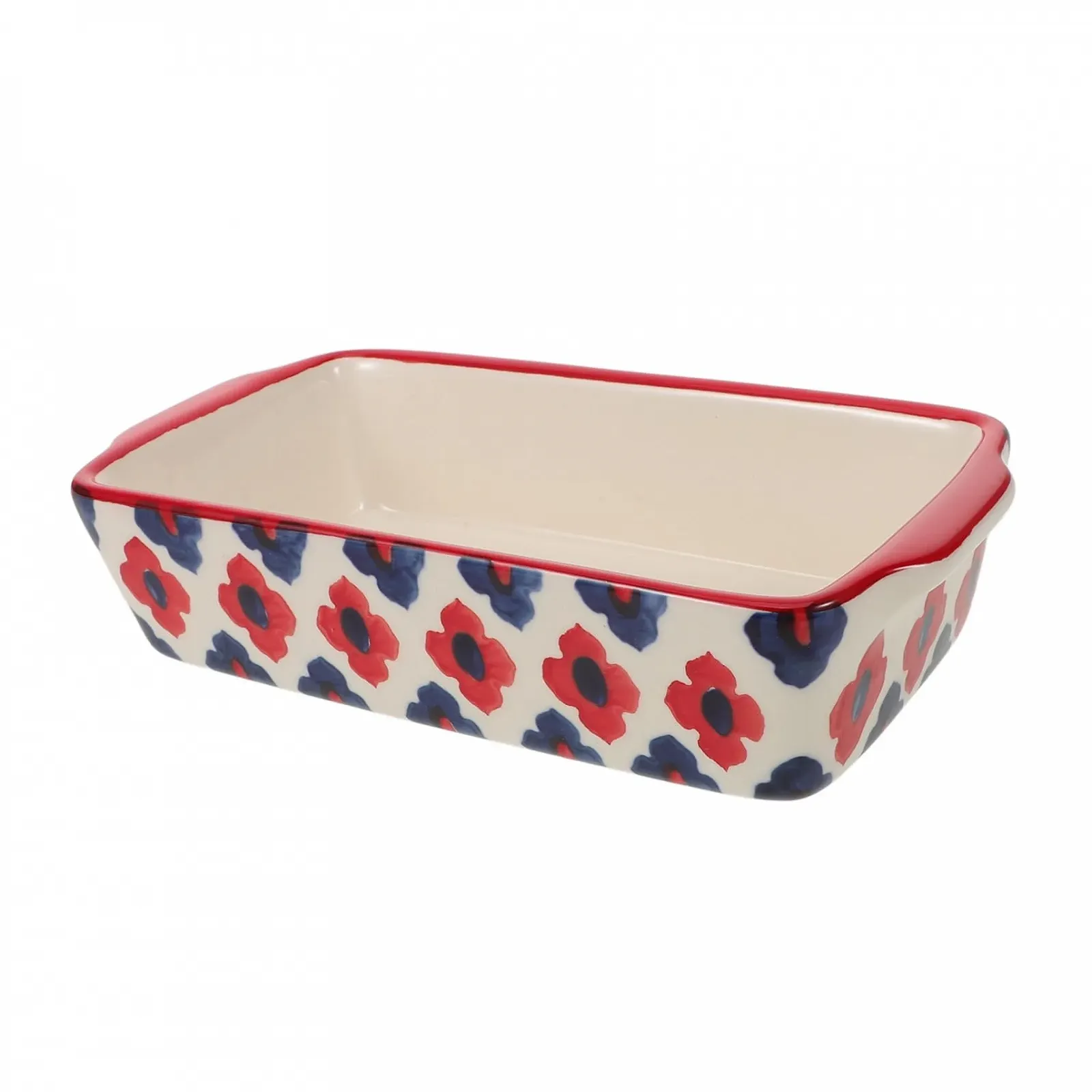 Форма для запекания керамическая прямоугольная с ручками для духовки и микроволновой печи, фото №1 Форма для запекания керамическая прямоугольная с ручками для духовки и микроволновой печи, фото №1