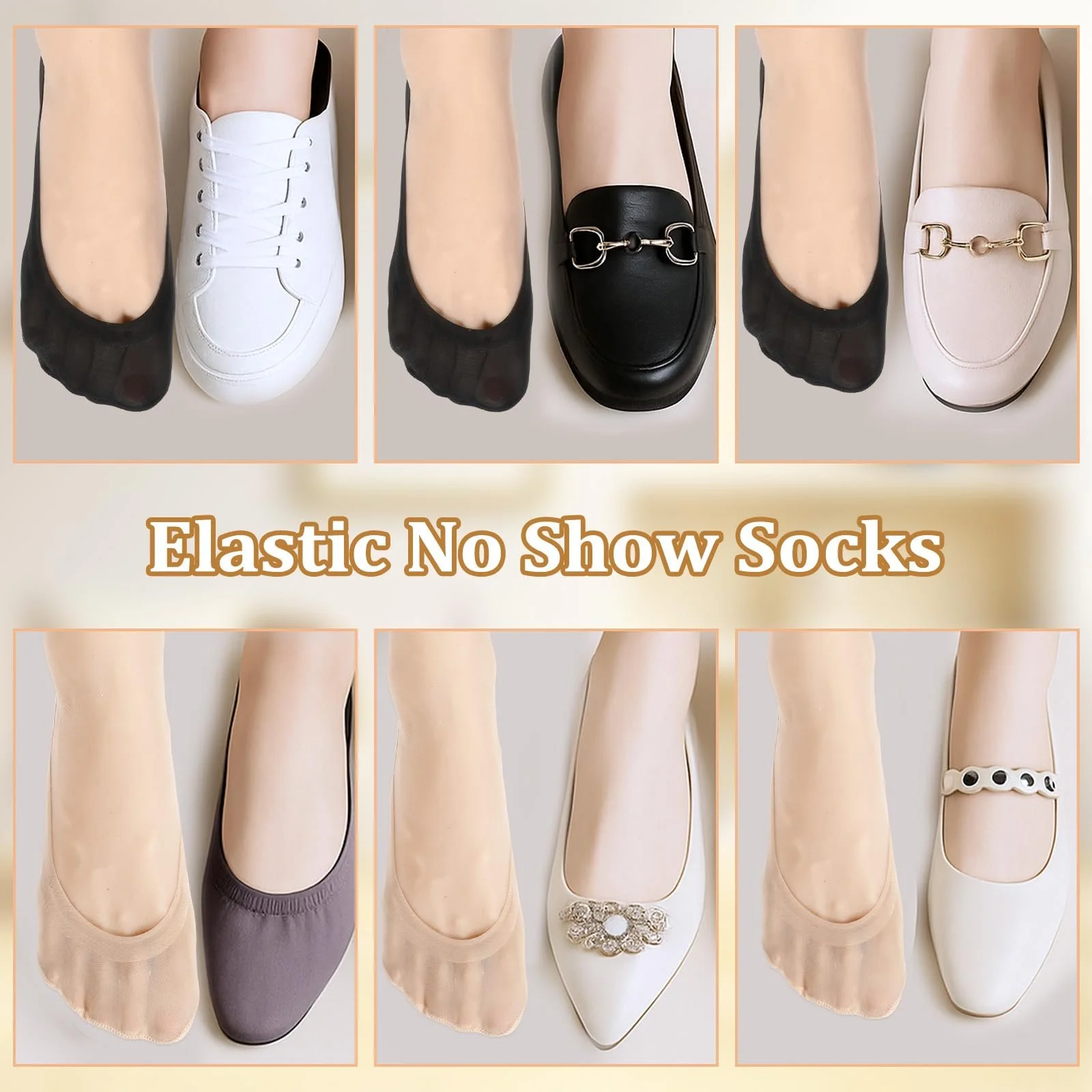 Шкарпетки TIESOME Ballerina 35-39 (6 пар), фото №2 Шкарпетки TIESOME Ballerina 35-39 (6 пар), фото №2