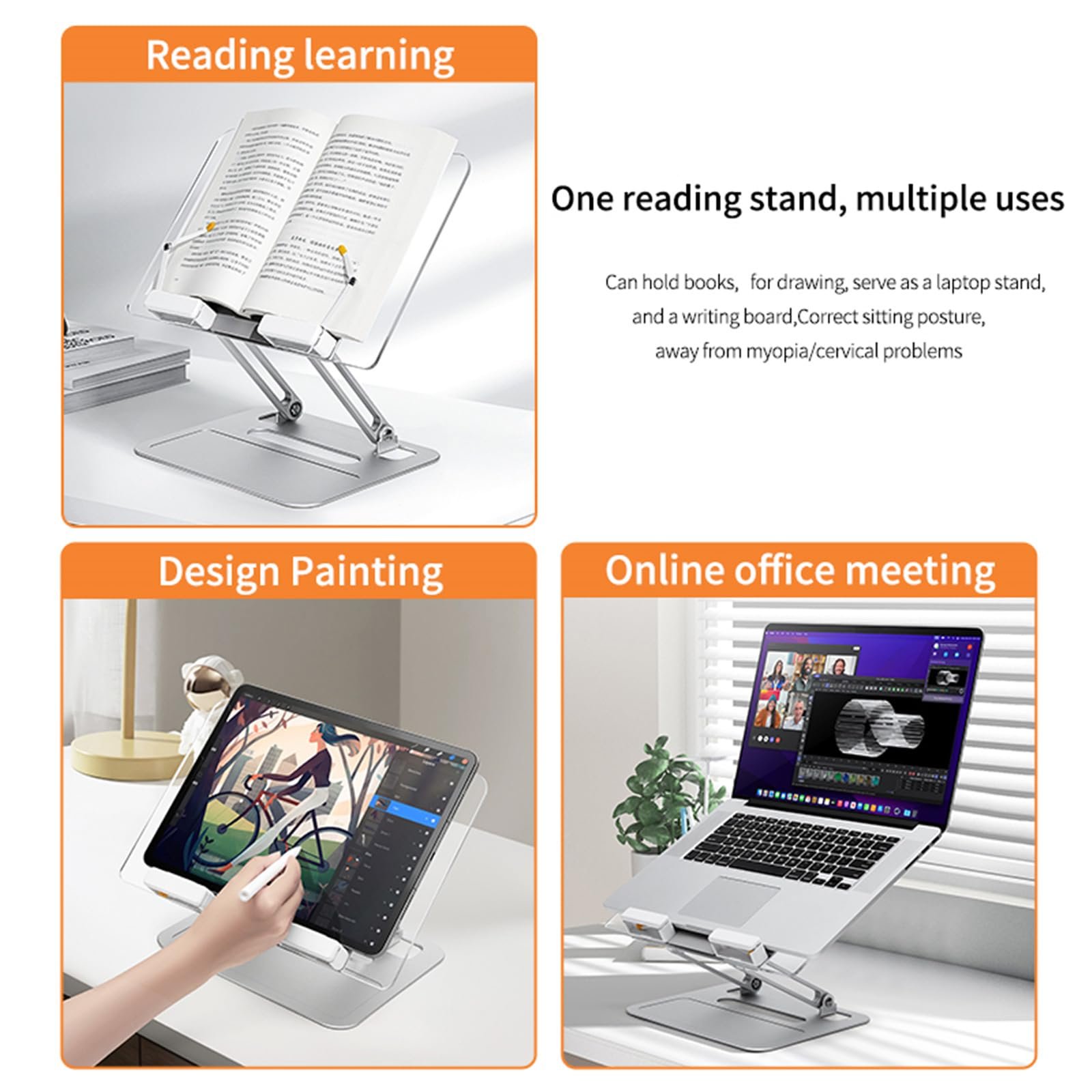 Подставка для ноутбука Zwei Axisen Einstellbare Faltbare Aluminiumkonstruktion 360 Rotation Klarer Acryl Ergonomischer B", фото №6 Подставка для ноутбука Zwei Axisen Einstellbare Faltbare Aluminiumkonstruktion 360 Rotation Klarer Acryl Ergonomischer B", фото №6