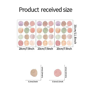 Наклейки на стіну Акварельні точки ПВХ кольорові synthetic.ua - Фото 1