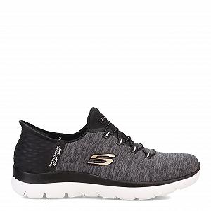 Кроссовки Skechers Summits 149937 Дизайнерский Туман Женские Черный Размер 37 ЕС/Великобритания 4 synthetic.ua - Фото 1