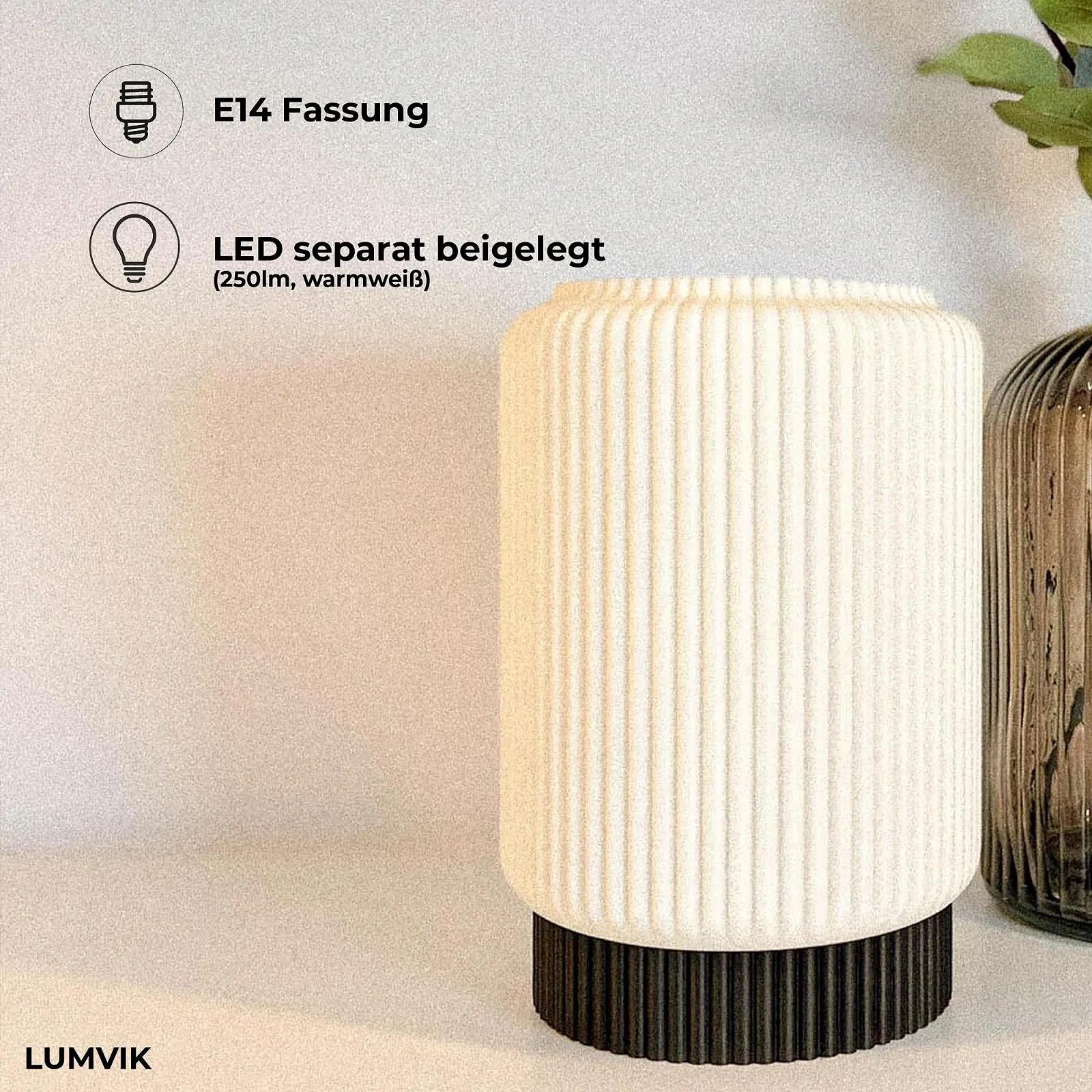 Настольная лампа Eldar Indirect Light E14 Натуральная, фото №4