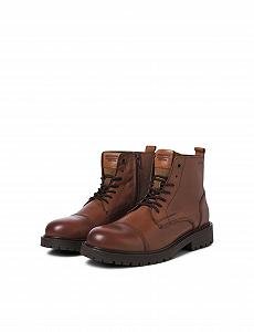 Ботинки JACK & JONES Jfwtremor Кожаные на шнуровке synthetic.ua - Фото 1