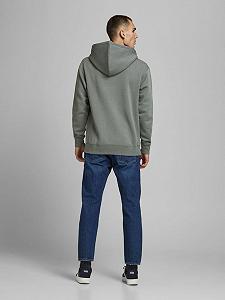 Світшот Jack&Jones SWEAT HOOD NOOS 12161145 Relaxed Сірий M synthetic.ua - Фото 1