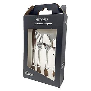 Набор столовых приборов Pradel Excellence Nicosia 16 предметов из нержавеющей стали на 4 персоны цена на synthetic.ua - Фото 1 Набор столовых приборов Pradel Excellence Nicosia 16 предметов из нержавеющей стали на 4 персоны synthetic.ua - Фото 1