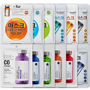 Маска для лица Daily Care Набор 12 штук - Фото 1