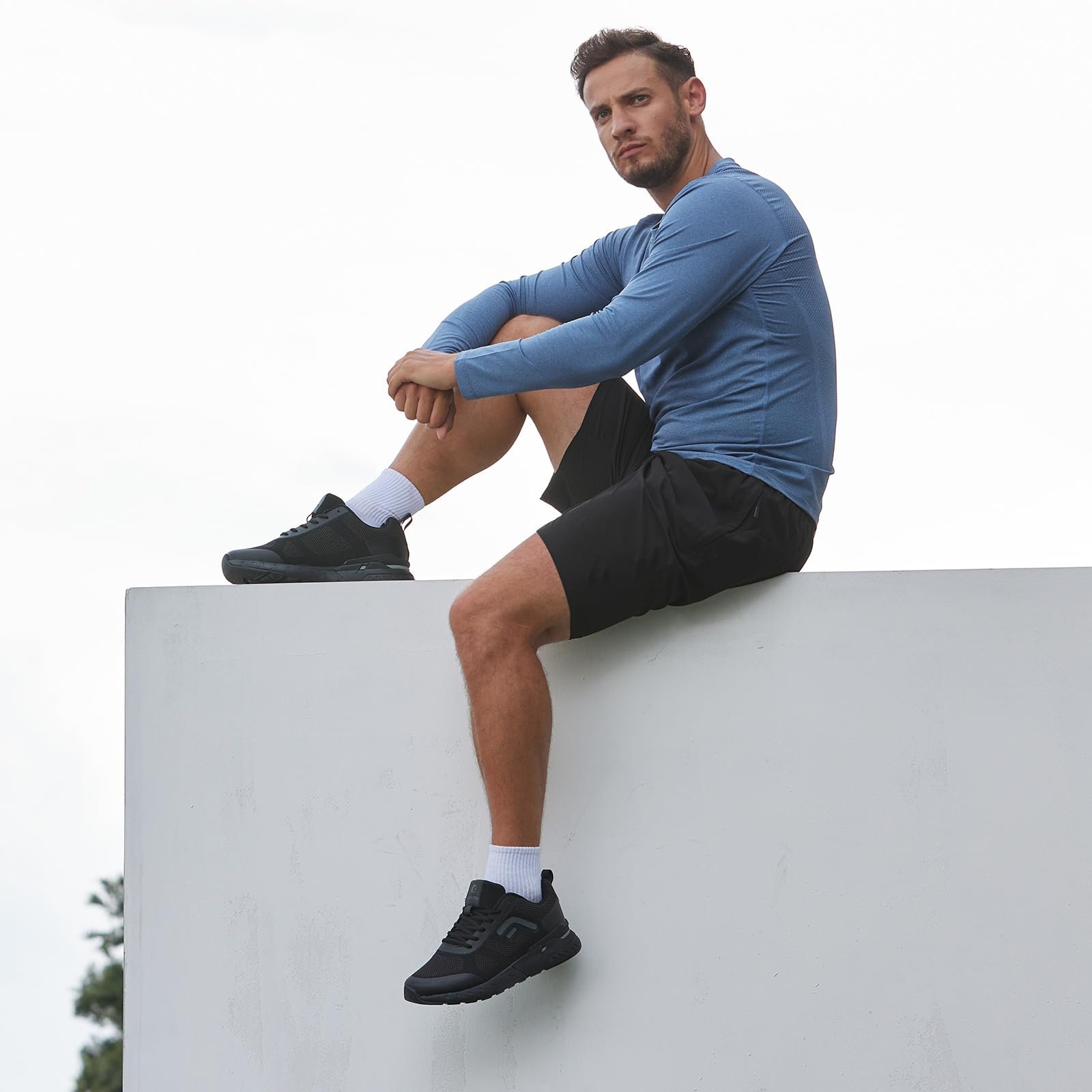 Кросівки FitVille для ходьби, надширокі, чоловічі, легкі, дихаючі, яскрава підошва, фото №7