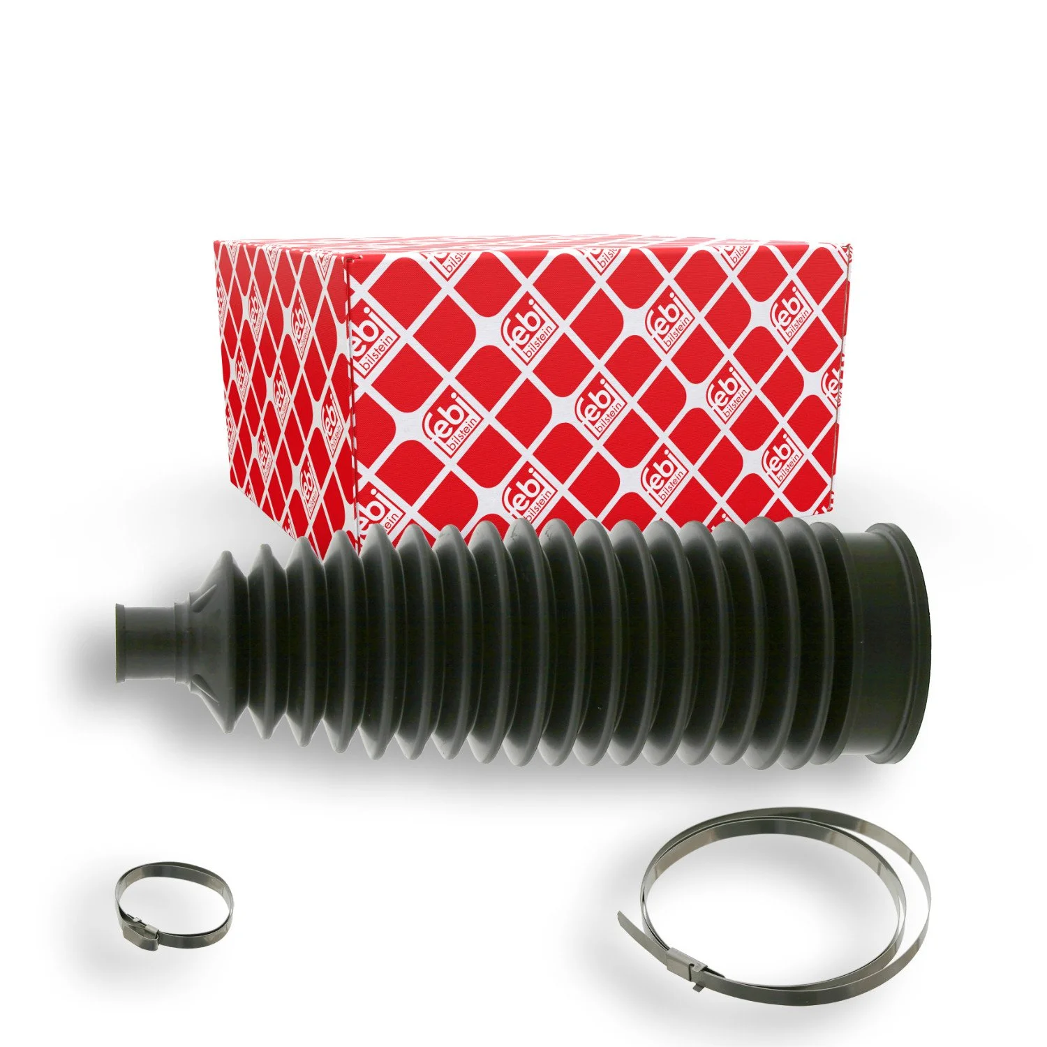 Комплект пильовиків рульового управління FEBI BILSTEIN 27222 для RENAULT передній міст зліва, фото №1 Комплект пильовиків рульового управління FEBI BILSTEIN 27222 для RENAULT передній міст зліва, фото №1