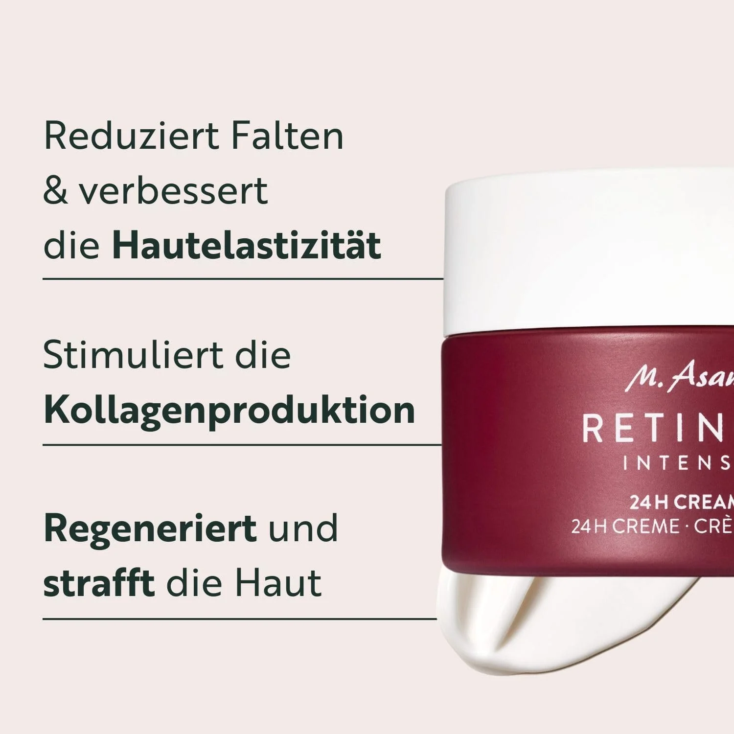 Крем для обличчя M. Asam Retinol Intense 24h Cream 50 мл, фото №2 Крем для обличчя M. Asam Retinol Intense 24h Cream 50 мл, фото №2