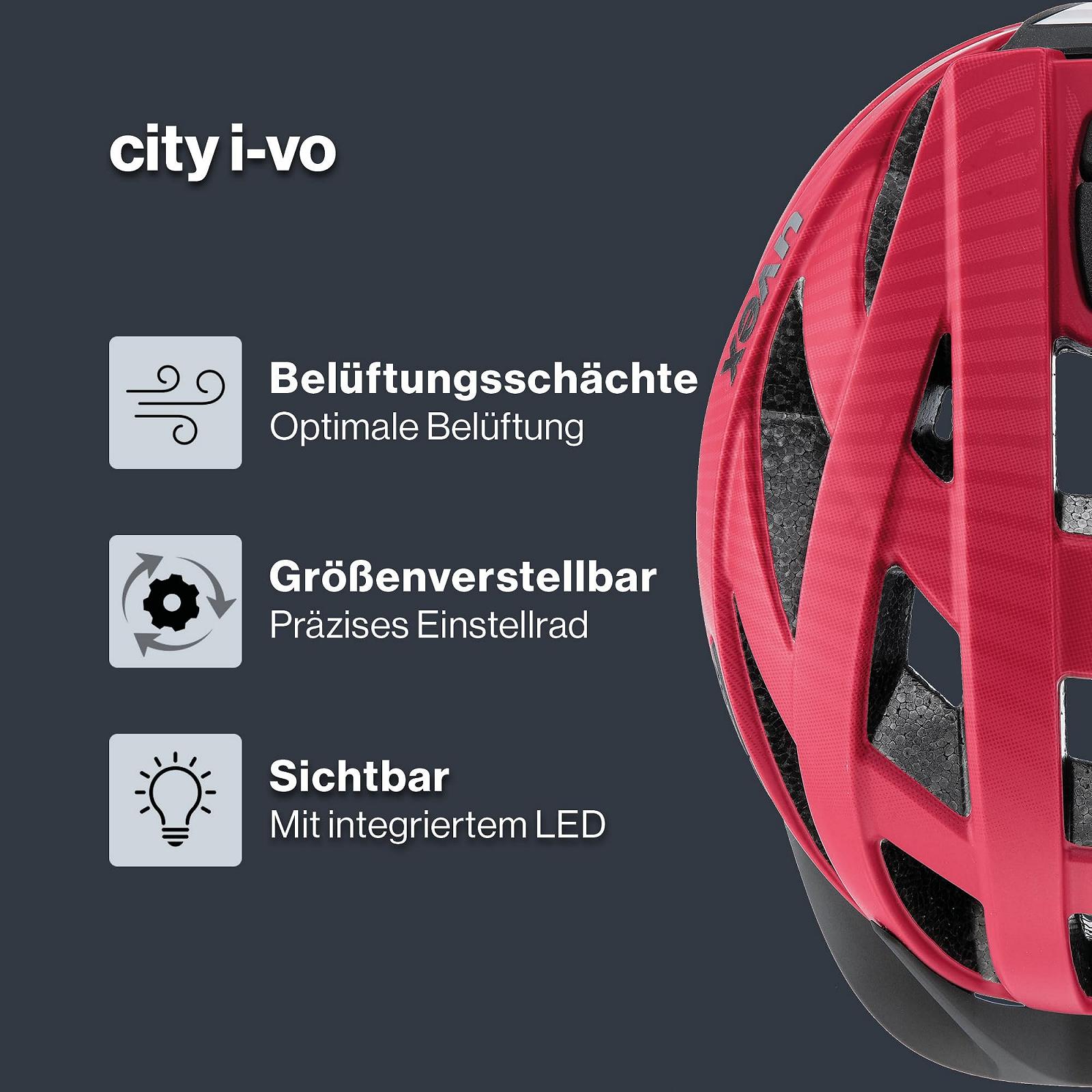 Шлем Uvex City i-vo с LED-подсветкой, фото №2