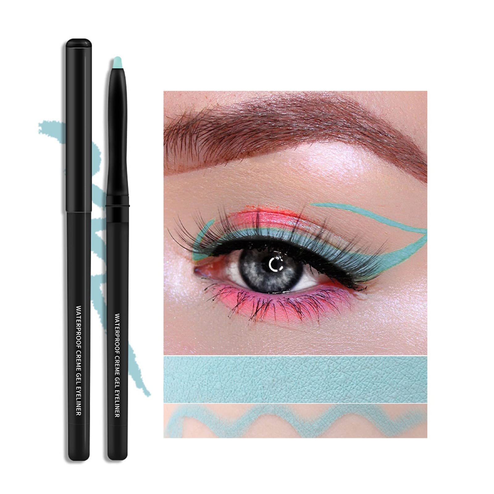 Олівець для підводки HUALONG Pockets блеск, водостійкий стійкий колір гель-лайнер (G, One Size), фото №2