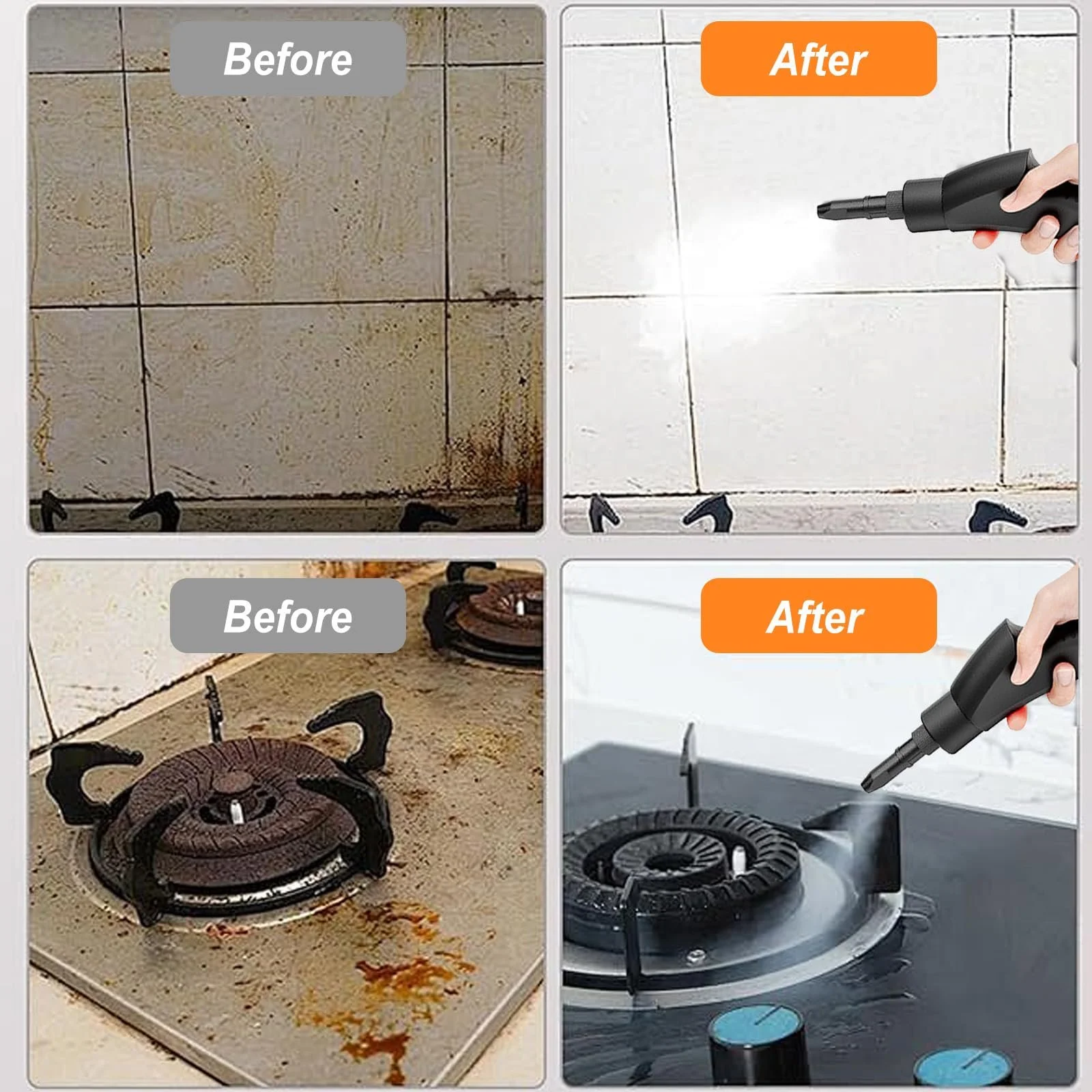 Пароочиститель ручной 2500 W 1.2 л 6 уровней 3 бар портативный, фото №6 Пароочиститель ручной 2500 W 1.2 л 6 уровней 3 бар портативный, фото №6