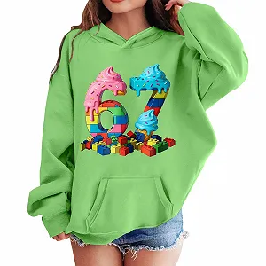 Толстовка 67-Drucke с капюшоном для мальчиков и девочек, мягкий пуловер, модель 164, теплая худи, детская одежда 134, зимняя куртка, спортивный костюм, зимняя куртка-толстовка 176, флисовая куртка synthetic.ua - Фото 1