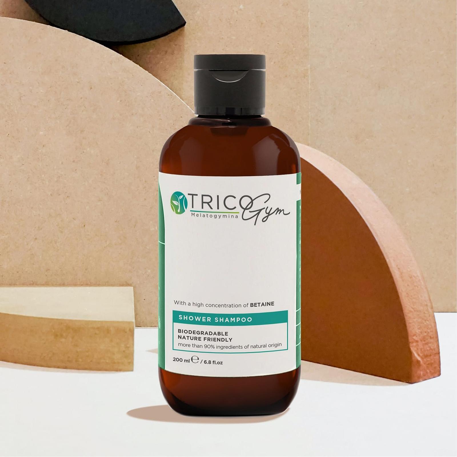 Піна-шампунь для душу Tricogym Biodegradable 2-in-1 200 мл Запатентована формула з Melatogymine Натуральні інгредієнти Без парабенів SLS/SLES Free Упаковка 100% переробна, фото №4 Піна-шампунь для душу Tricogym Biodegradable 2-in-1 200 мл Запатентована формула з Melatogymine Натуральні інгредієнти Без парабенів SLS/SLES Free Упаковка 100% переробна, фото №4