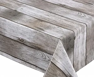 Скатертина-клейонка Beautex Wood Pattern Beige - Фото 1
