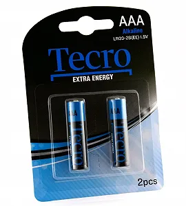 Батарея Tecro Extra Energy Alkaline AAA/LR03 BL 2 шт - Фото 1