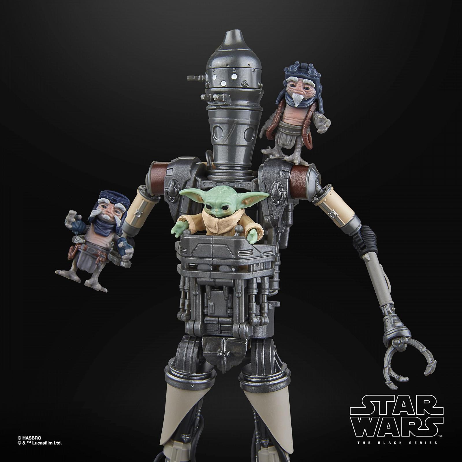 Фигурки Star Wars The Black Series IG-12 и Grogu, The Mandalorian Deluxe, набор из 2 штук, масштаб 15 см, фото №3