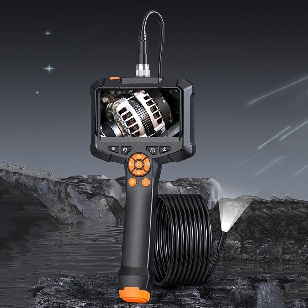 Инспекционная камера Oniissy G30-M Эндоскоп IP67 водонепроницаемый 1080P HD камера 4.3" IPS экран с 8 LED фонарями (Двойной объектив-1 м), фото №8