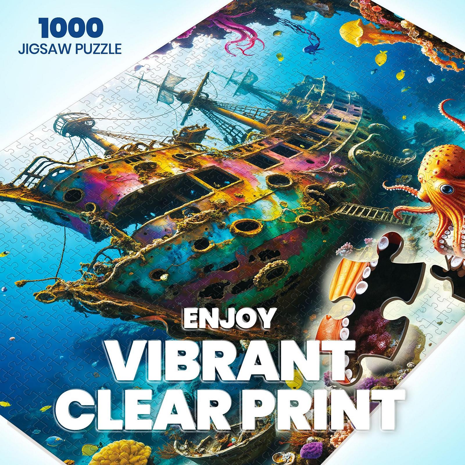 Пазл Sunken Ship Underwater World 1000 деталей, фото №2