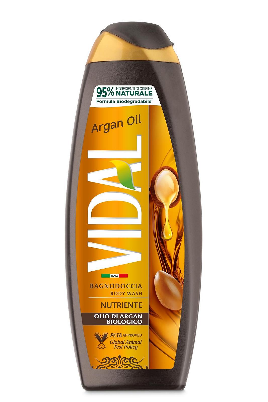 Гель для душу Vidal Olio di Argan 500 мл, фото №1