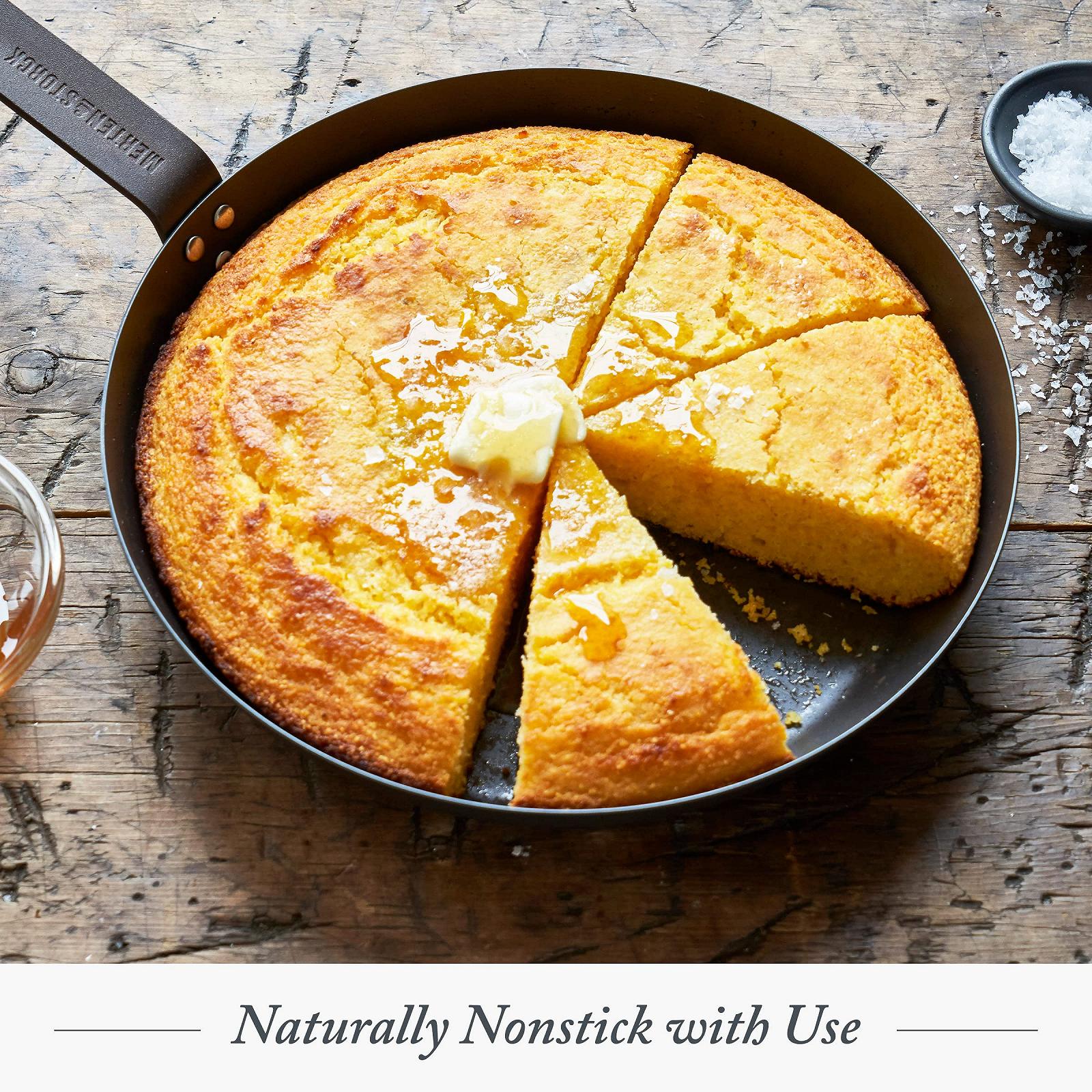 Сковорода Merten & Storck Induction 26 см Углеродистая сталь Антипригарное покрытие Черный, фото №4