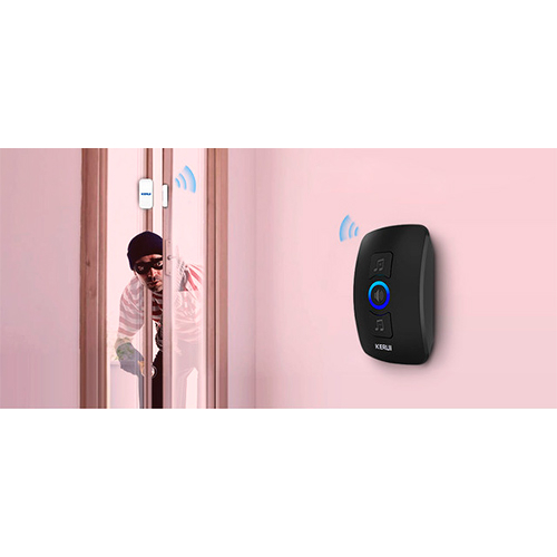 Беспроводной дверной звонок и 2 кнопки 433МГц KERUI M525 сигнализация, фото №2 Беспроводной дверной звонок и 2 кнопки 433МГц KERUI M525 сигнализация, фото №2