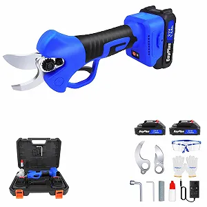 Електричні садові ножиці 21 V, 28 мм діаметр різання з 2 літієвими акумуляторами - Фото 1