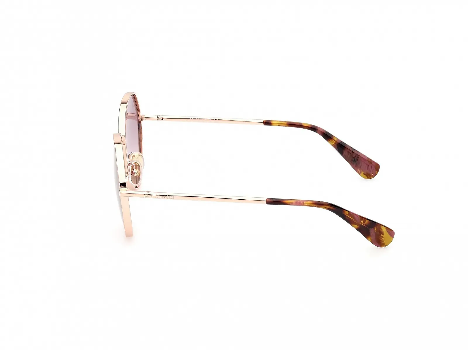 Сонцезахисні окуляри MaxMara MM0096 28Z Блискуче рожеве золото 57/16/135, фото №3
