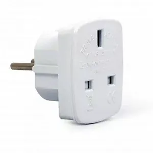Переходник Cablexpert UK-розетка - Евро-вилка (A-AC-UKEU-001) - Фото 1
