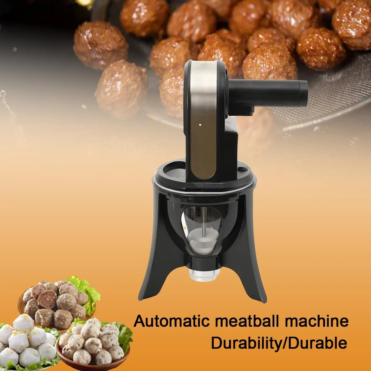 Формовщик для фрикаделек Stainless Steel Automatic Meatball Machine, фото №5
