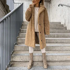 Зимове пальто Жіноча плюшева ціна на synthetic.ua - Фото 1 Зимове пальто Жіноча плюшева synthetic.ua - Фото 1