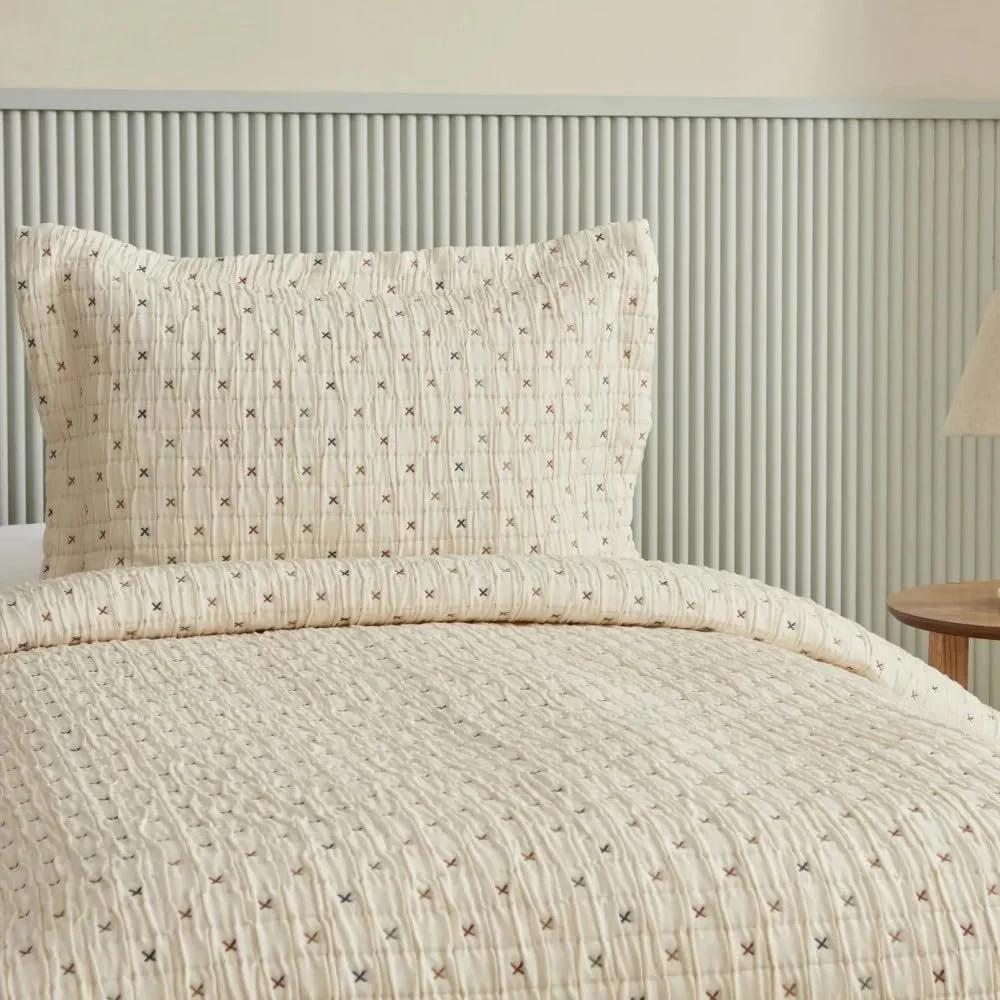 Покривало на ліжко Karaca Home Young Oxxo Односпальне Геометричний візерунок 180 x 230 см, фото №3