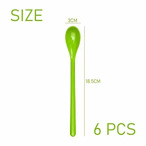 Набір з 6 улюблених ложок, довгі кольорові synthetic.ua - Фото 1