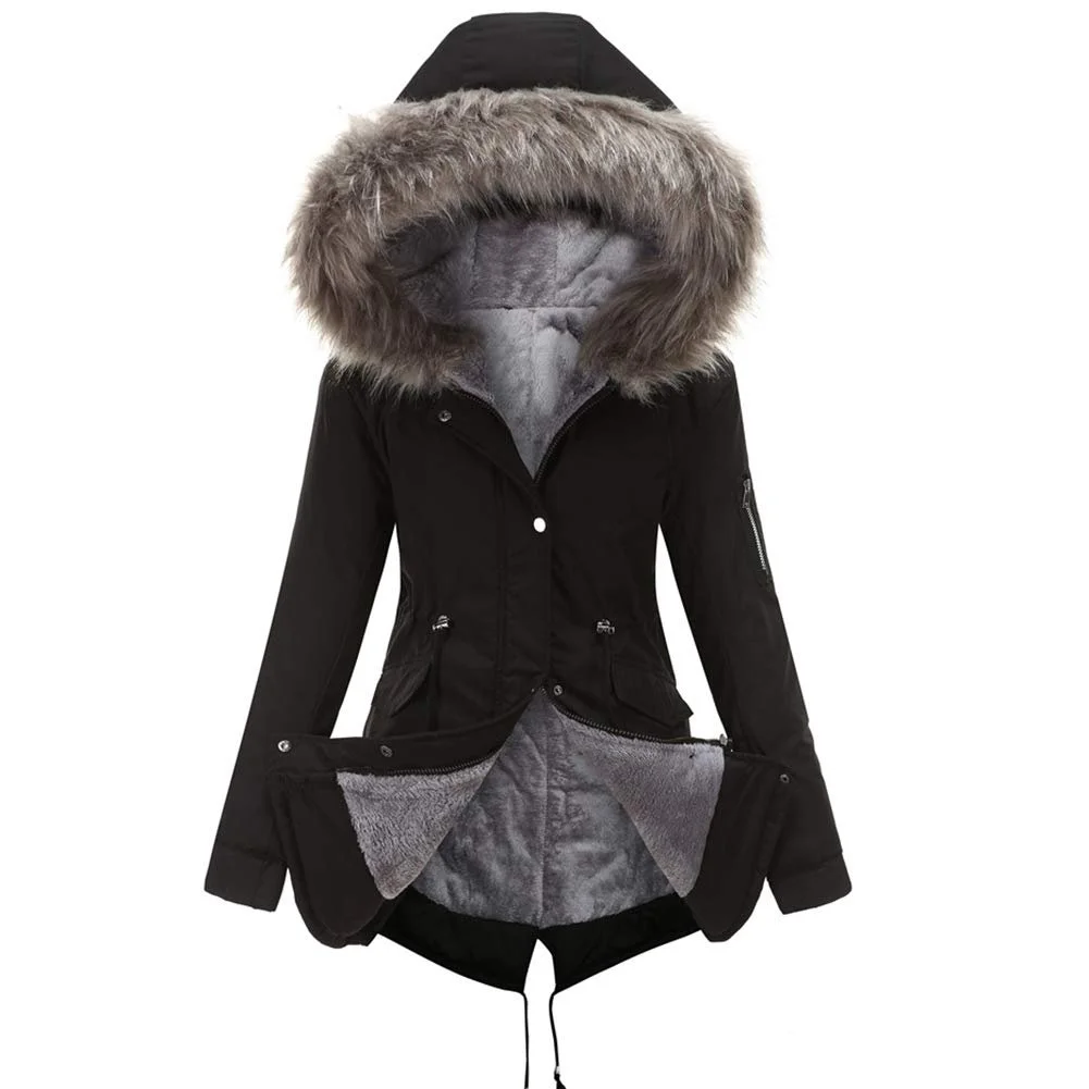 Женская зимняя куртка-пальто GITVIENAR, фото №2 Женская зимняя куртка-пальто GITVIENAR, фото №2