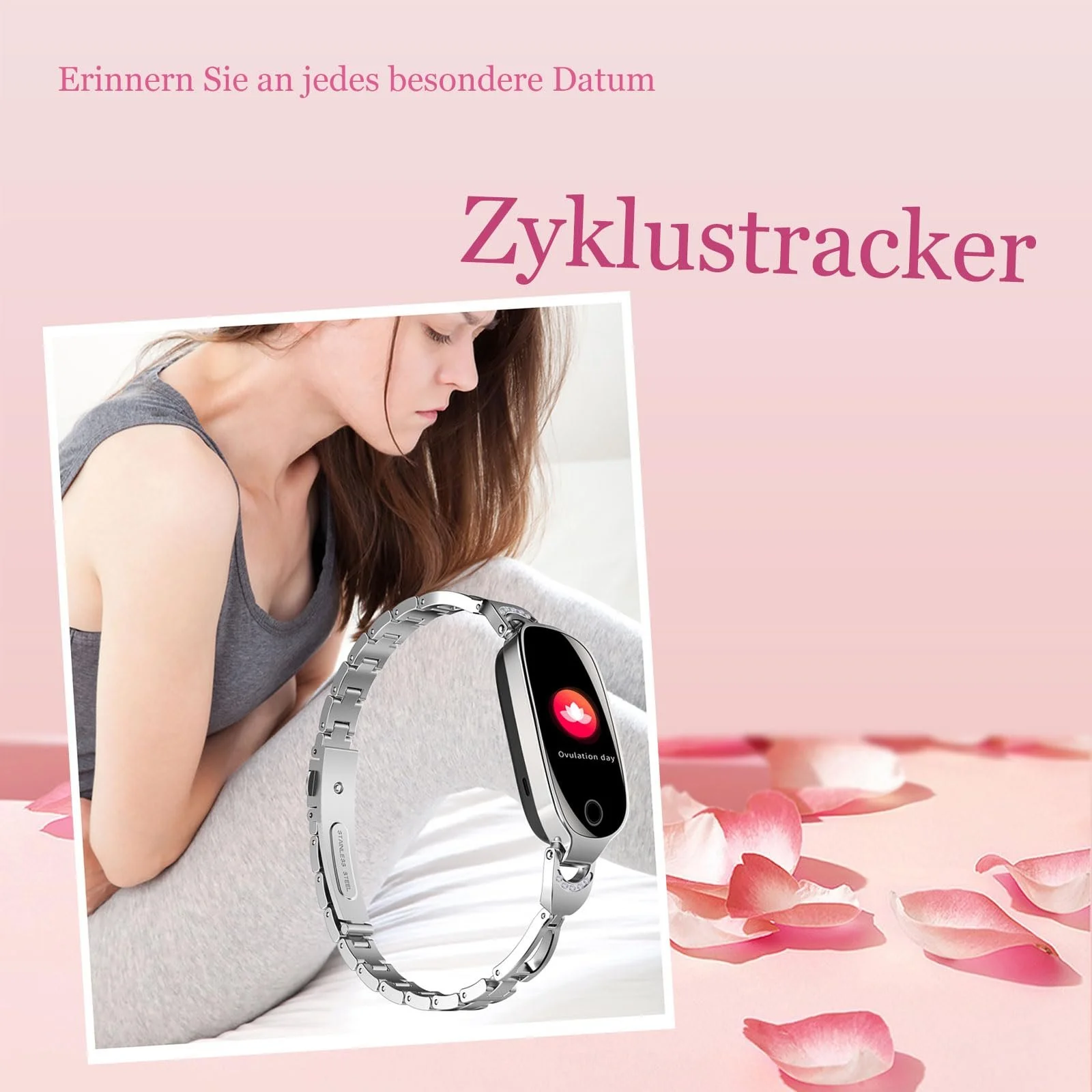 Смарт-часы Женские Серебряные, фото №8